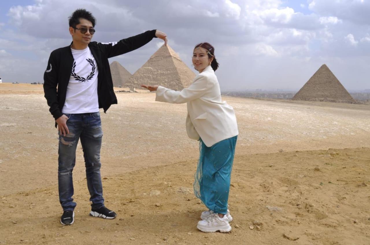 Horus Pyramids Inn Kafret el-Gabal Zewnętrze zdjęcie