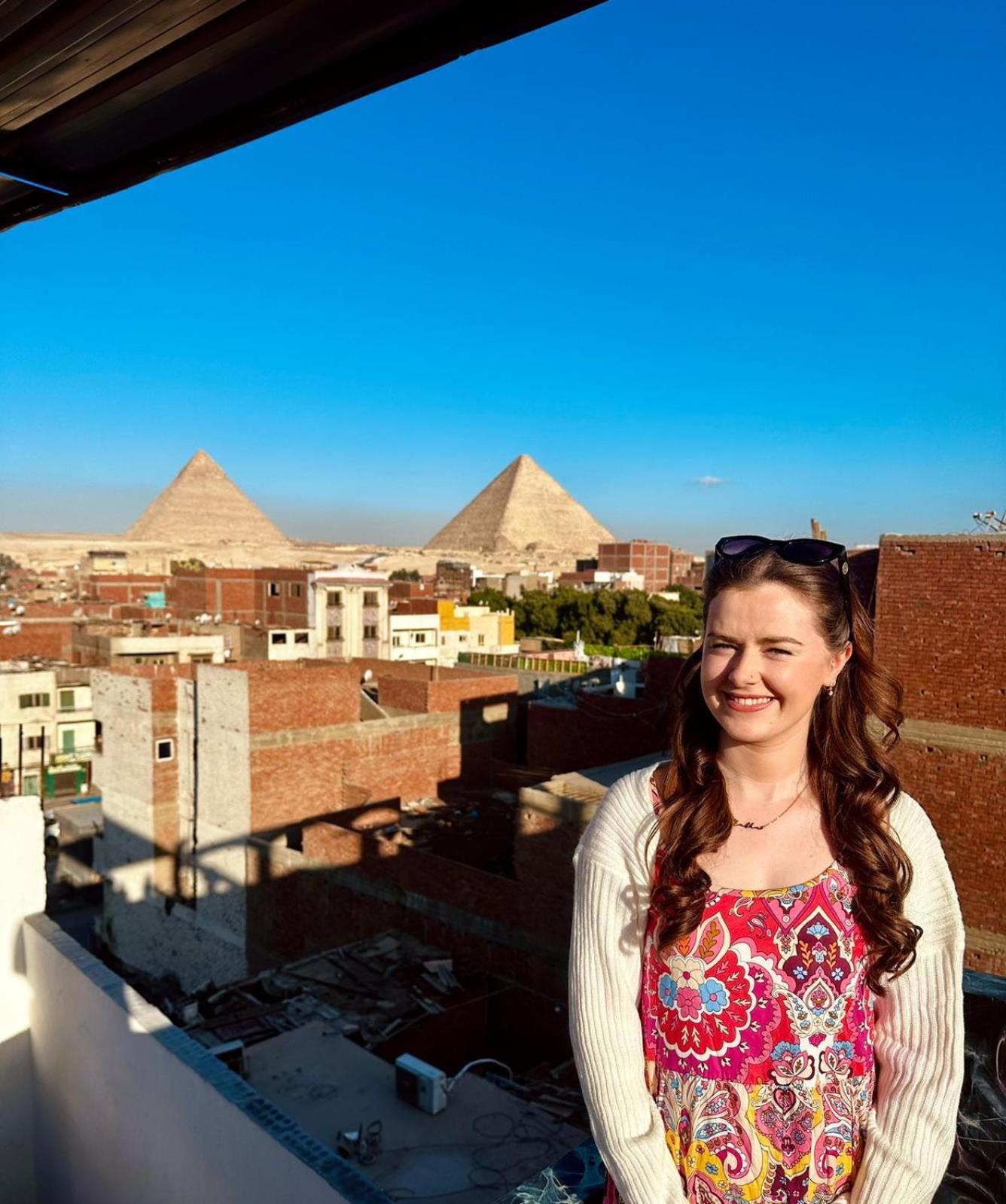 Horus Pyramids Inn Kafret el-Gabal Zewnętrze zdjęcie