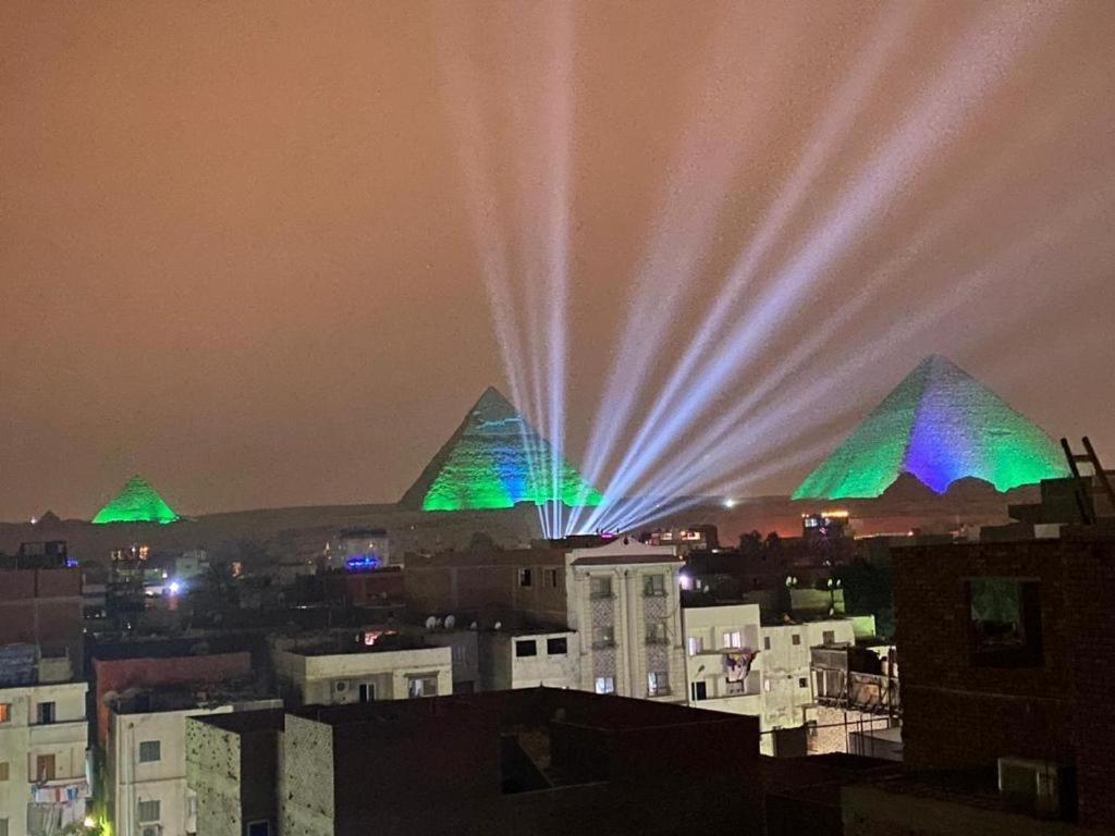 Horus Pyramids Inn Kafret el-Gabal Zewnętrze zdjęcie